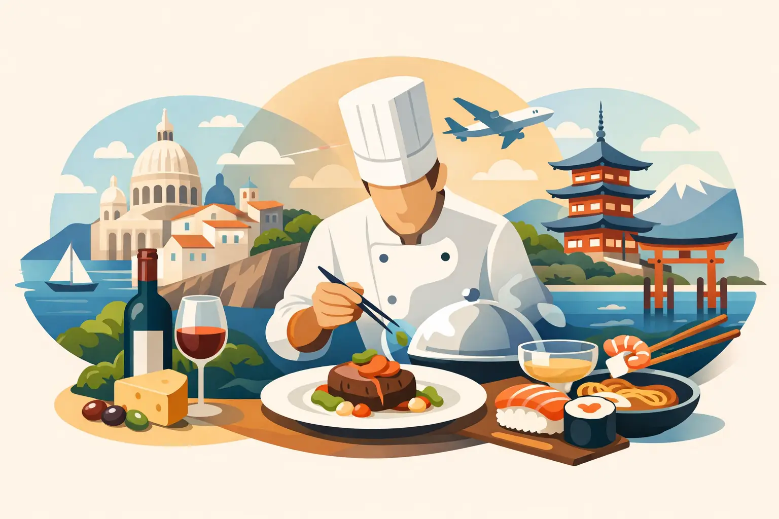 onde fazer viagem gastronômica de alto nível