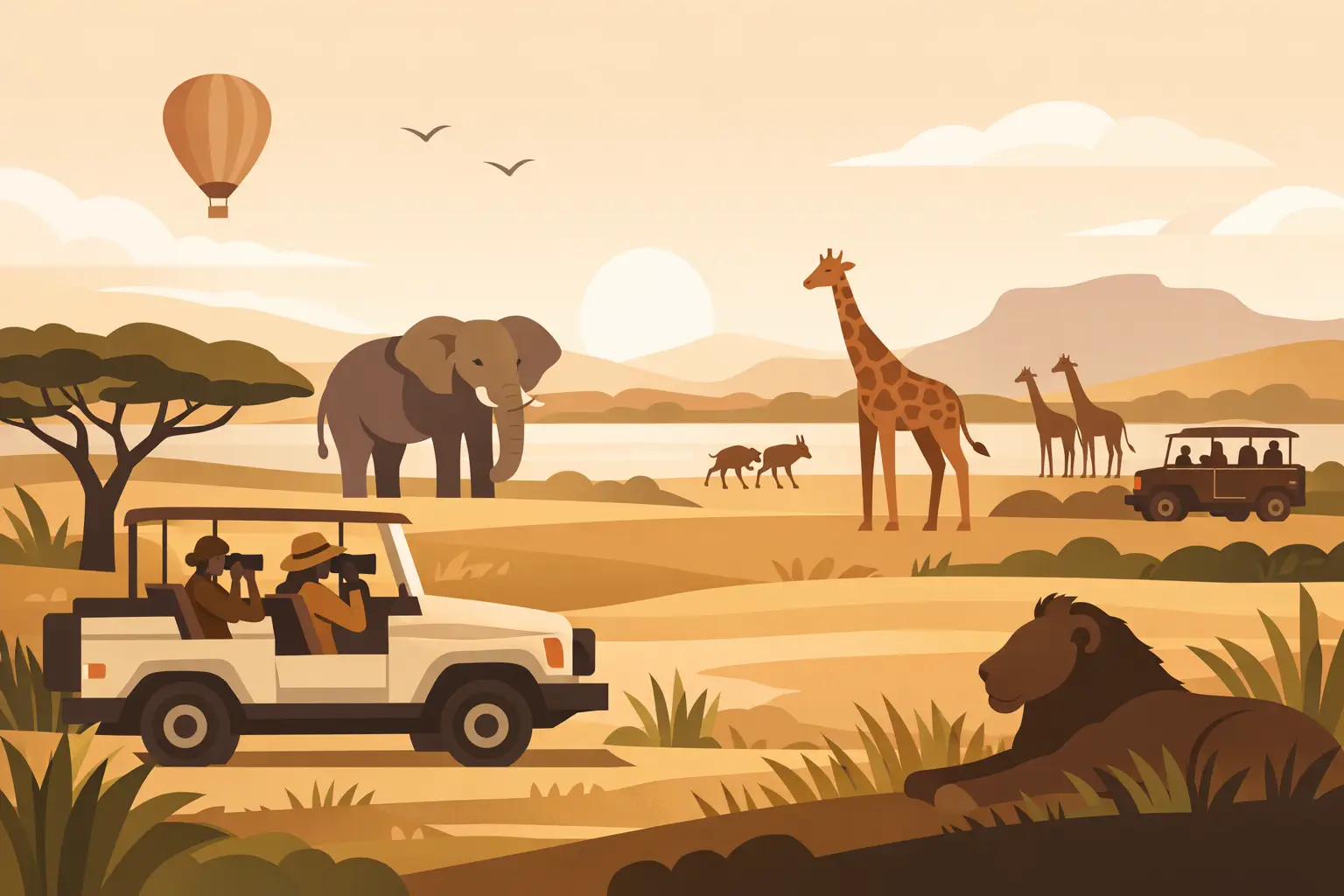 Safári africano: como escolher o ideal