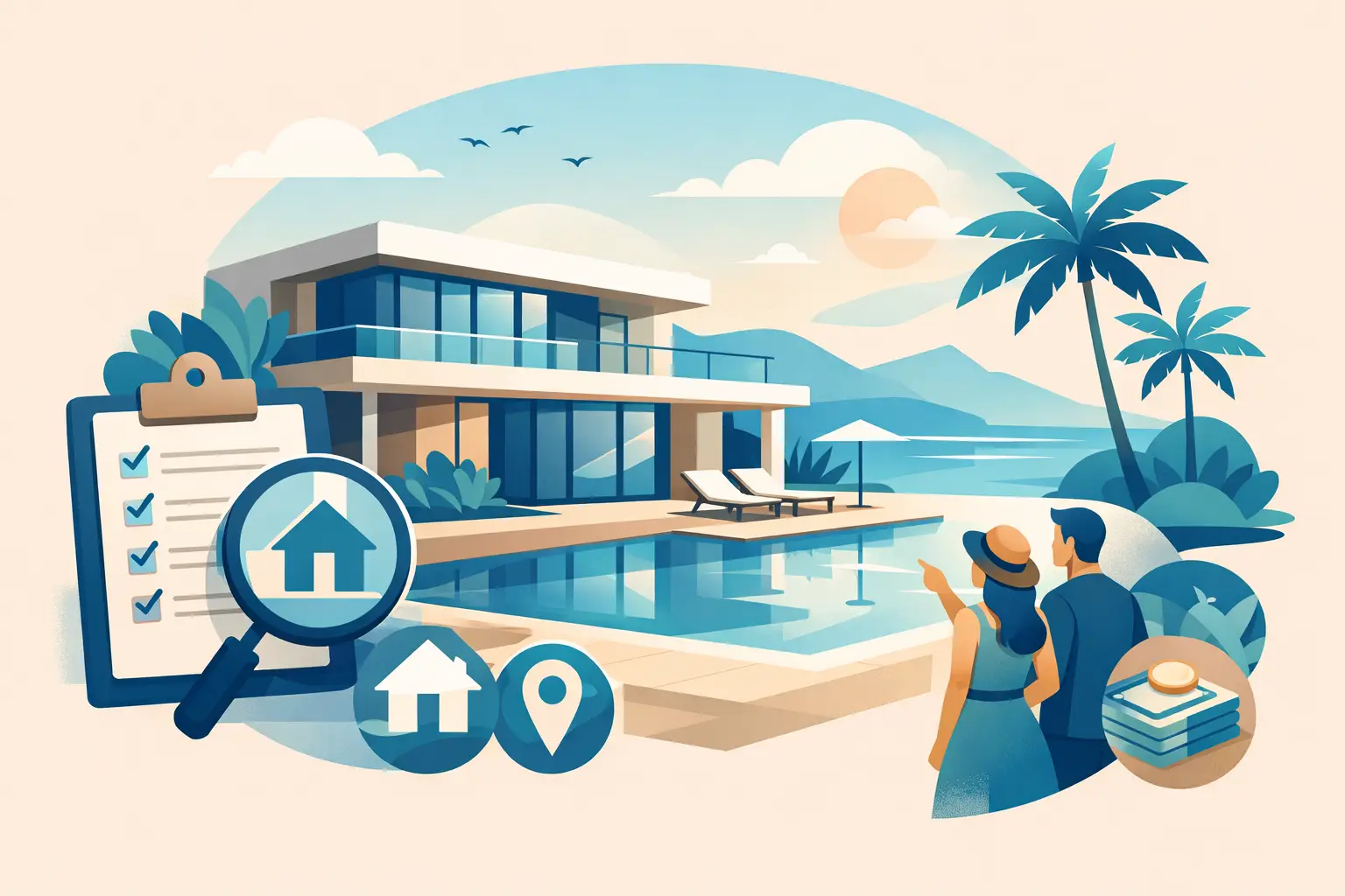 Villa de luxo para temporada: como escolher