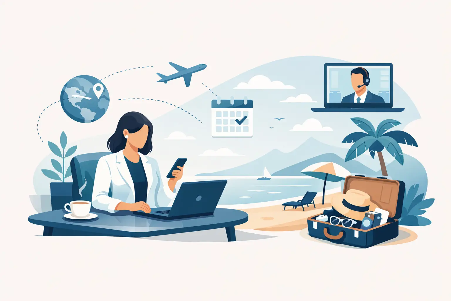 Como planejar viagem remota com elegância