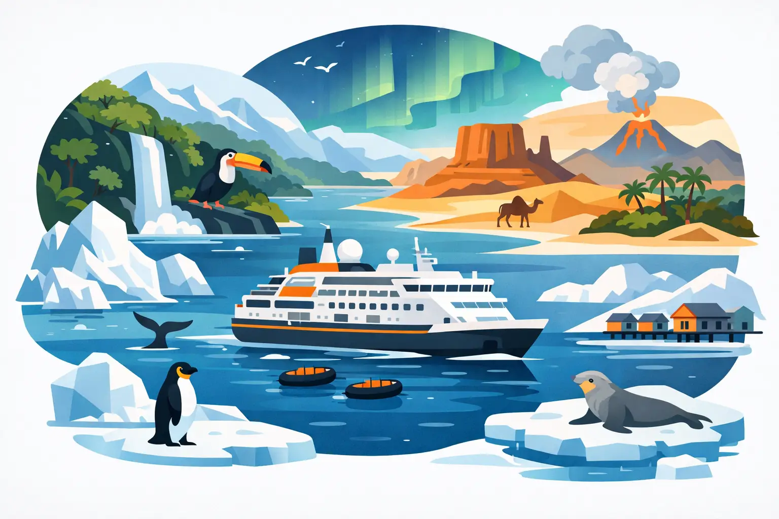 8 melhores destinos para cruzeiro expedicionário