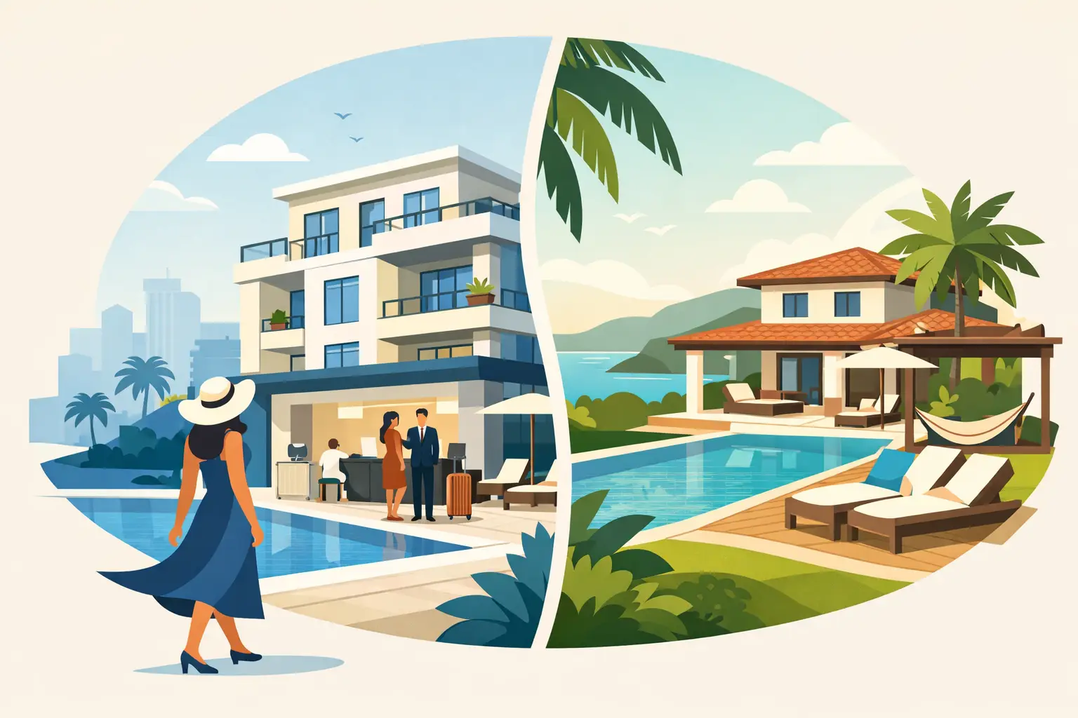 Hotel boutique ou villa: qual combina com você?