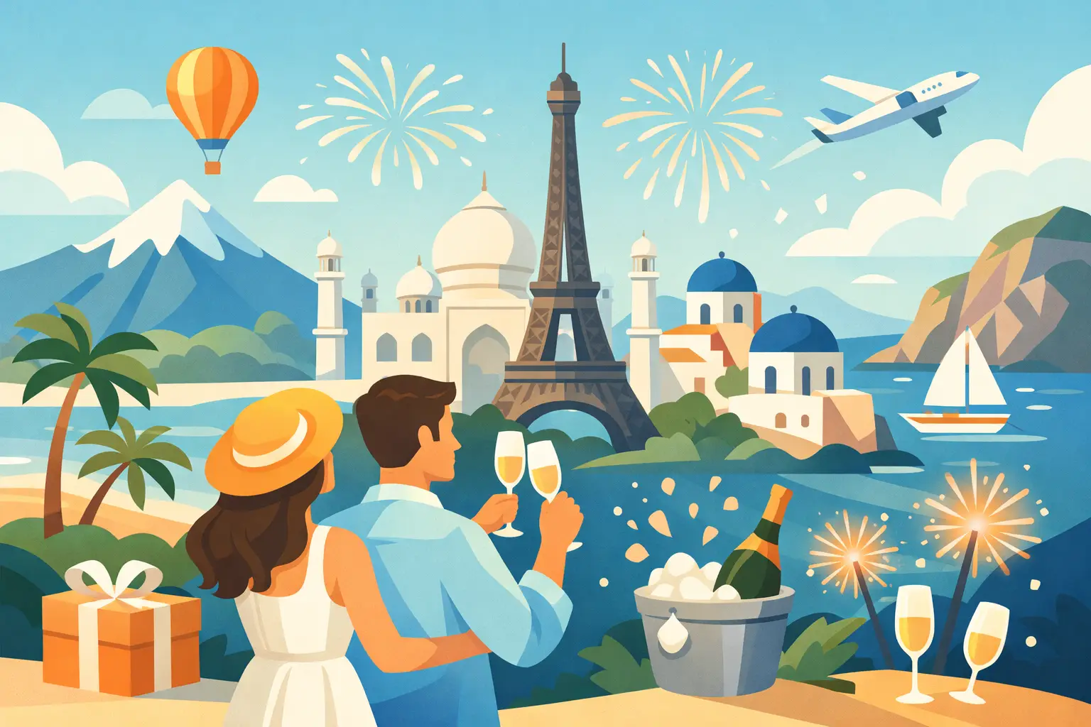 10 melhores destinos para viagem de celebração