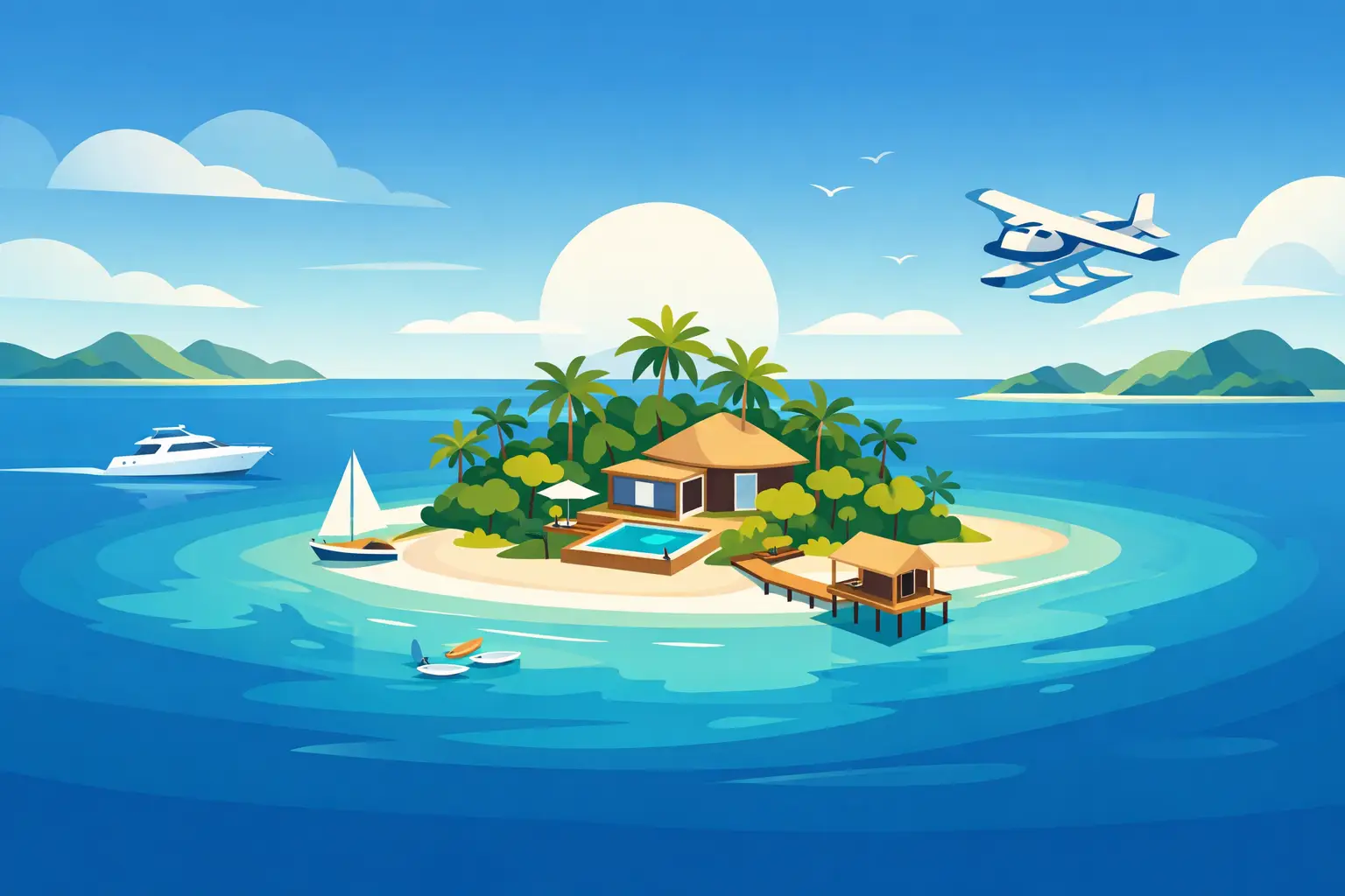 As 8 melhores ilhas privativas para férias