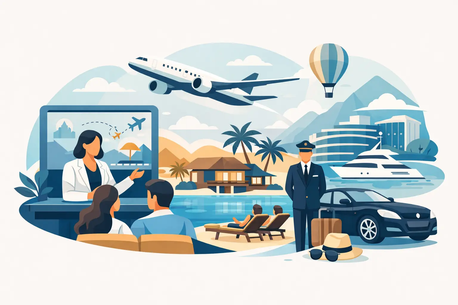 Como funciona uma viagem sob medida de luxo