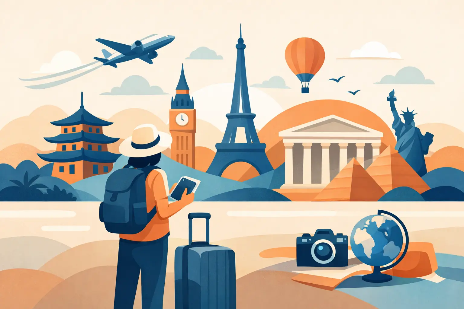 Guia para viagem cultural internacional
