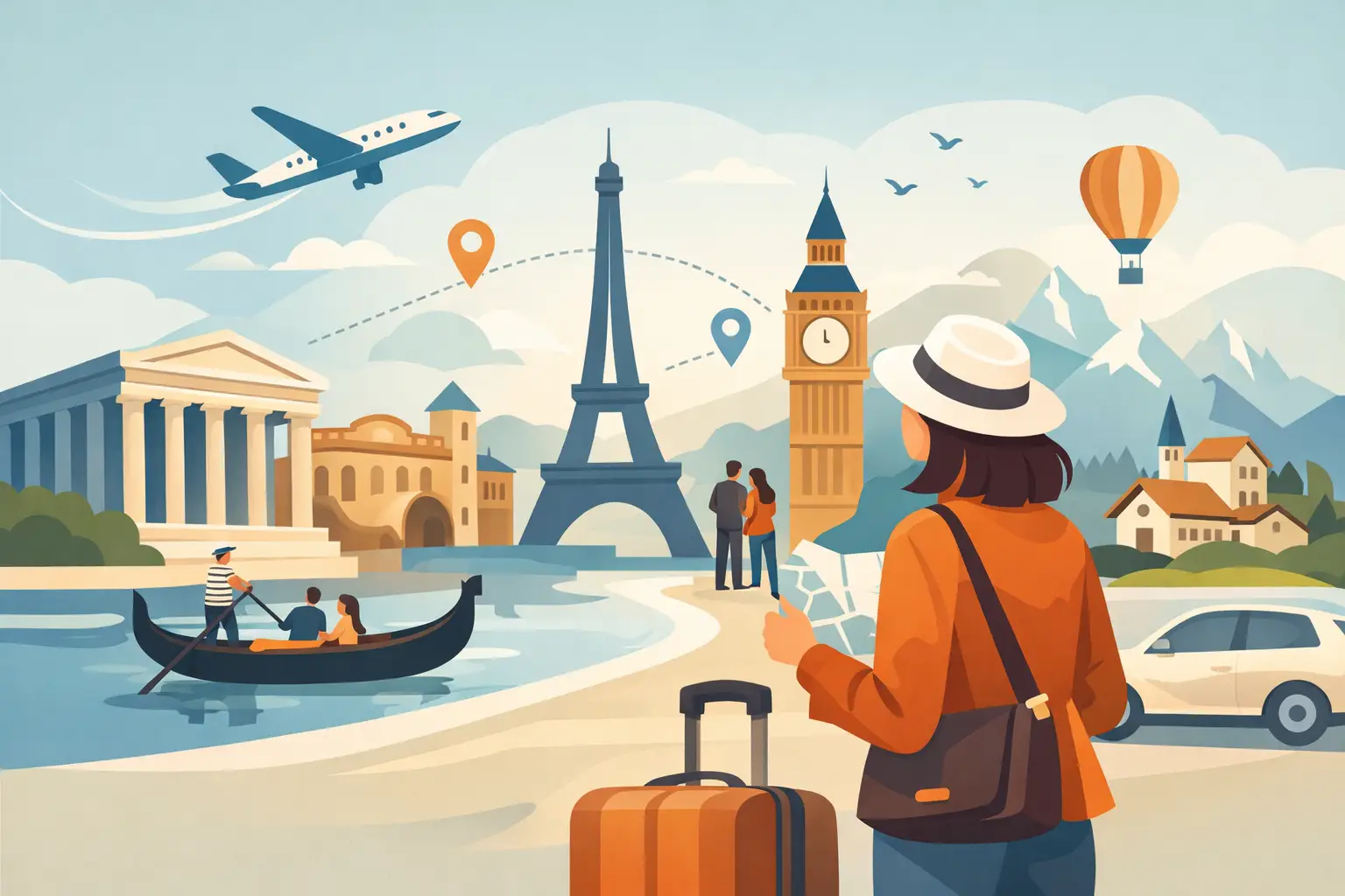 Viagem cultural personalizada pela Europa